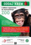 Zaproszenie dla Honorowych Krwiodawców do Miejskiego Ogrodu Zoologicznego w Warszawie