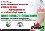 KHDK PCK Krewcy Legioniści - zbiórka krwi 30 lipca 2016r.